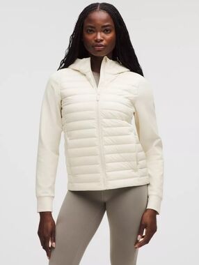 NWOT Lululemon Down and Around 700-Fill Jacket Light Ivory